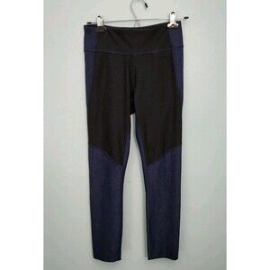 OUTDOOR VOICES Leggings Womens S TechSweat 24" Inseam Blue Charcoal Black